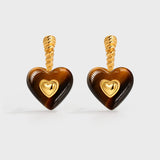 Nocturne Heart Mini Stud Earrings