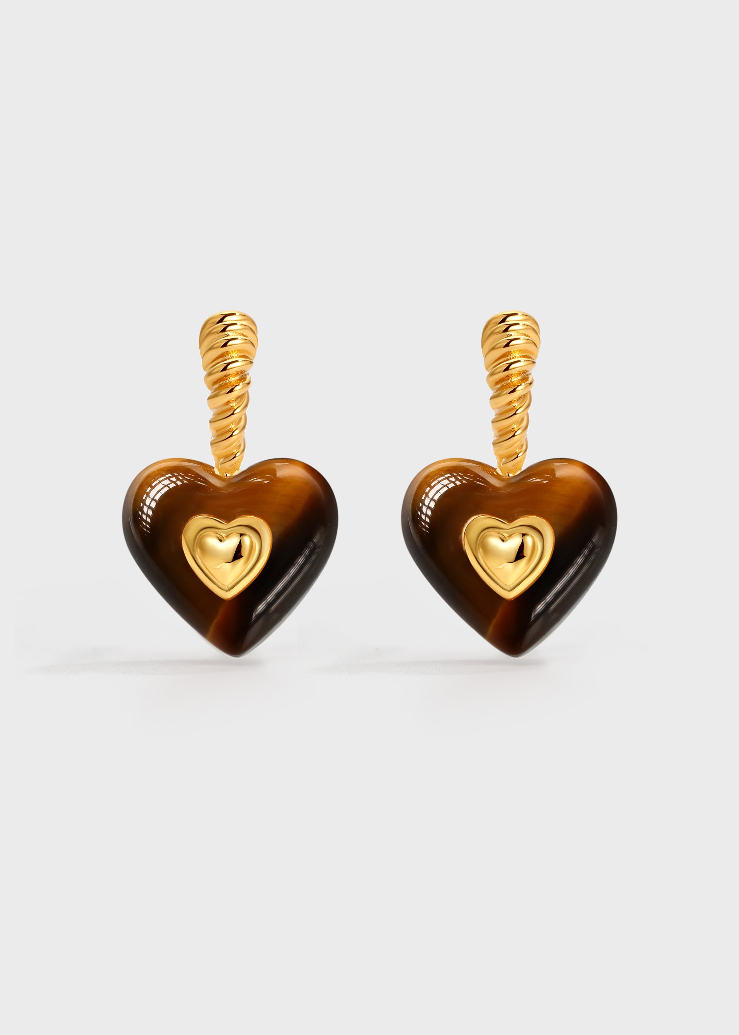 Nocturne Heart Mini Stud Earrings