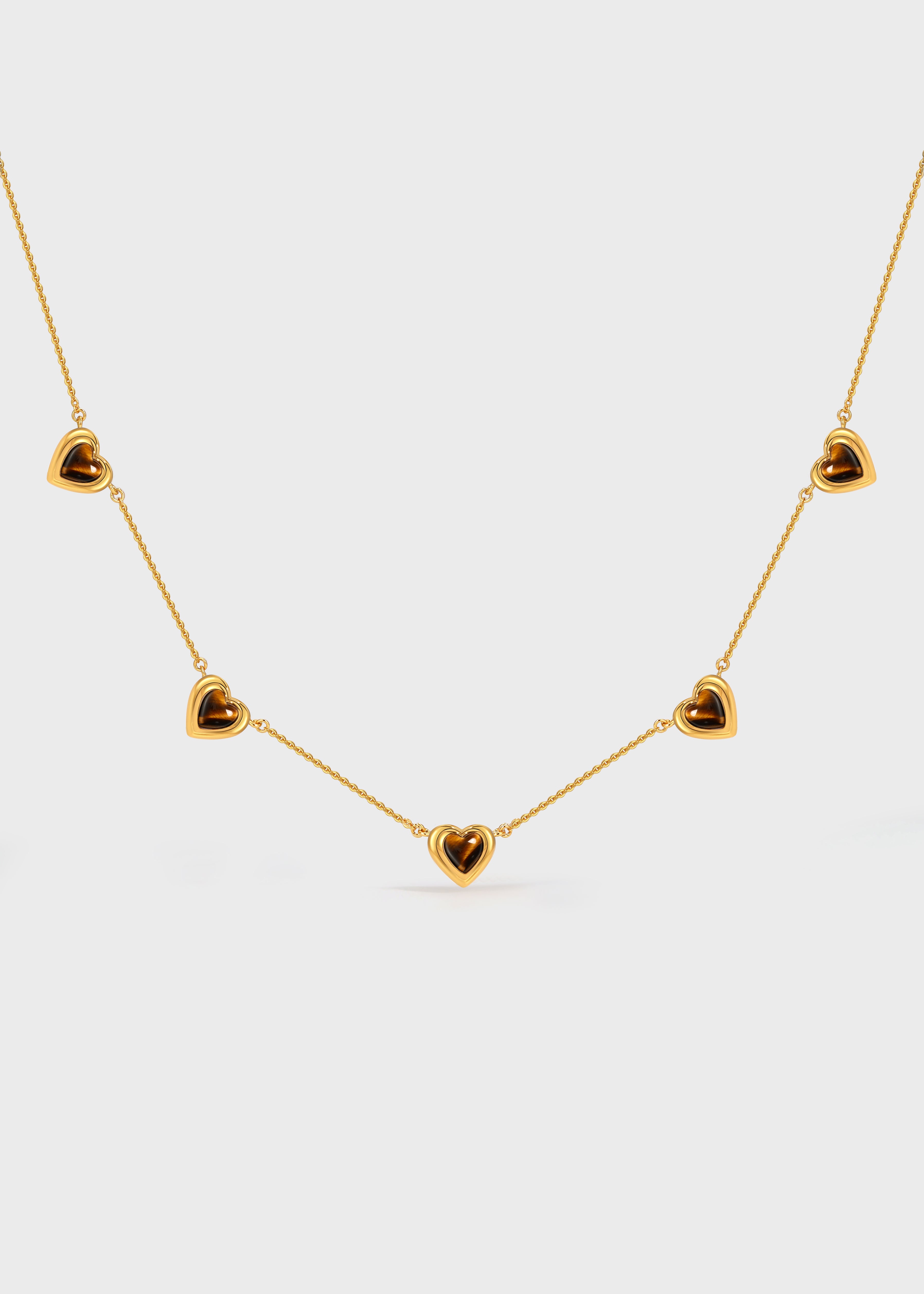 Nocturne Heart Station Necklace