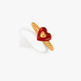 Nocturne Heart Stone Ring