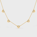 Nocturne Heart Station Necklace