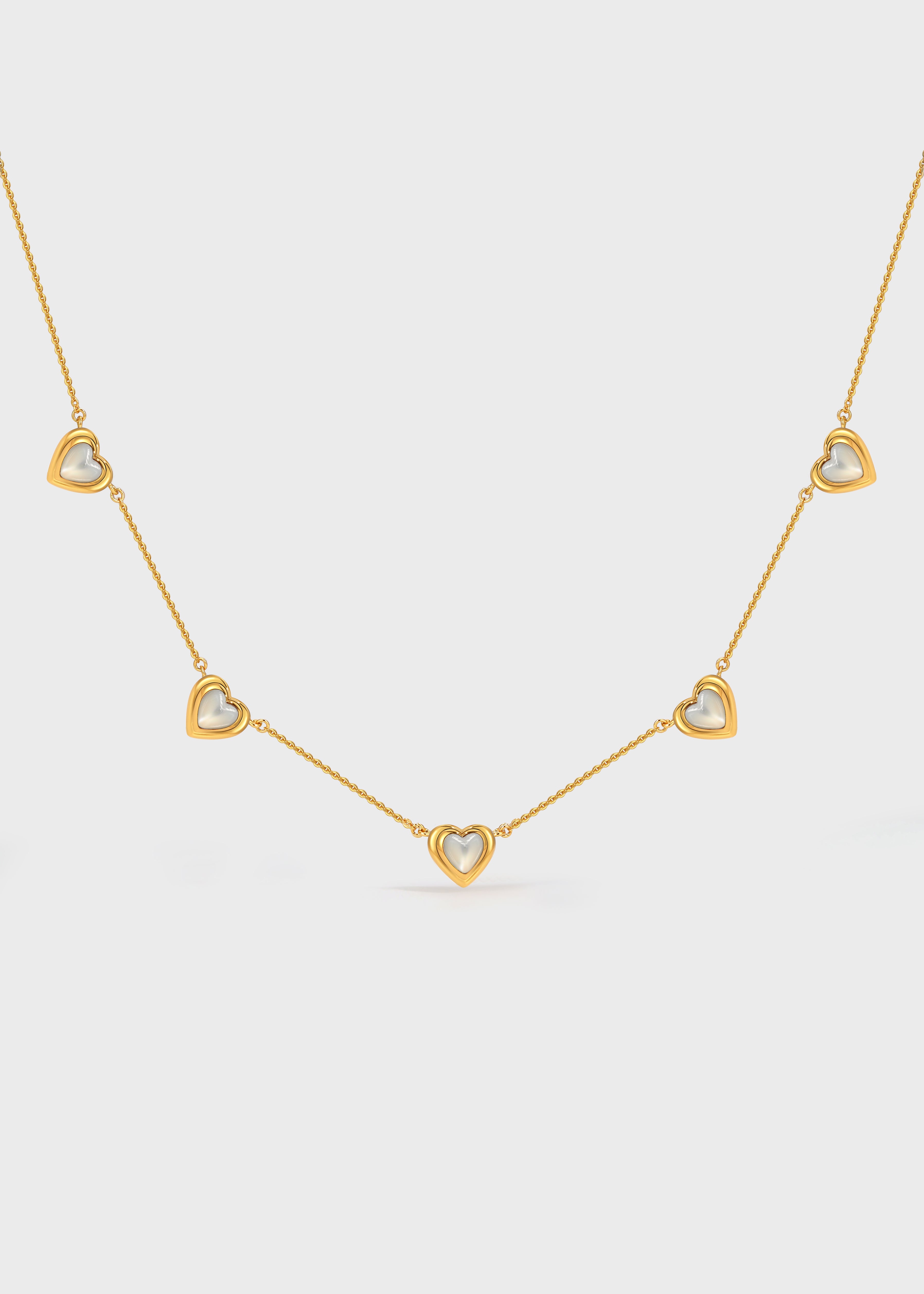 Nocturne Heart Station Necklace
