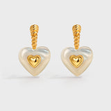 Nocturne Heart Mini Stud Earrings