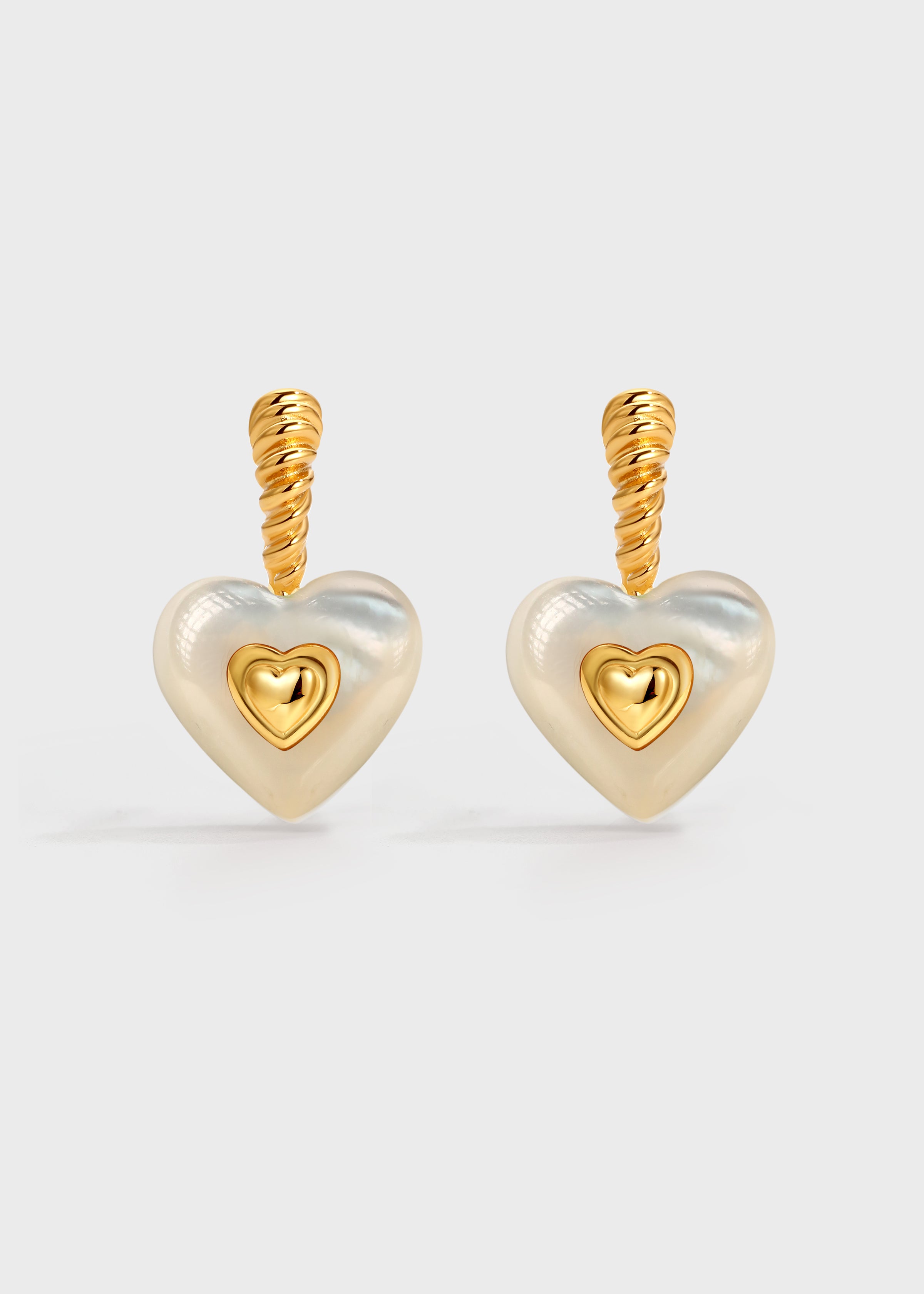 Nocturne Heart Mini Stud Earrings
