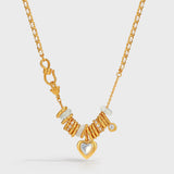 Nocturne Heart Charm Necklace