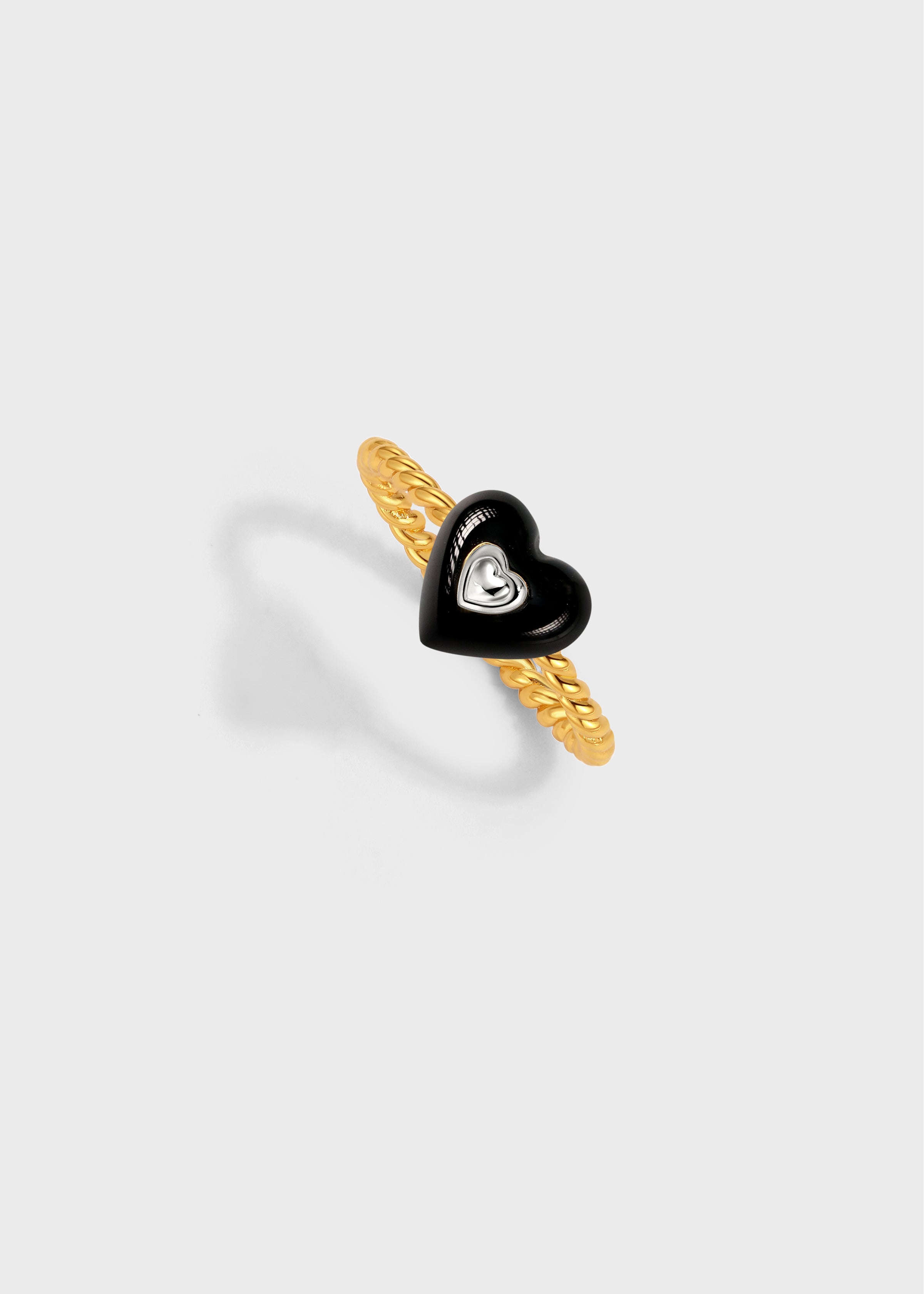Nocturne Heart Stone Ring