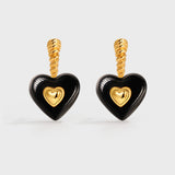 Nocturne Heart Mini Stud Earrings