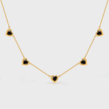 Nocturne Heart Station Necklace