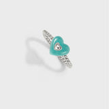Nocturne Heart Stone Ring