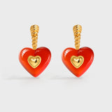 Nocturne Heart Mini Stud Earrings