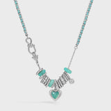 Nocturne Heart Charm Necklace
