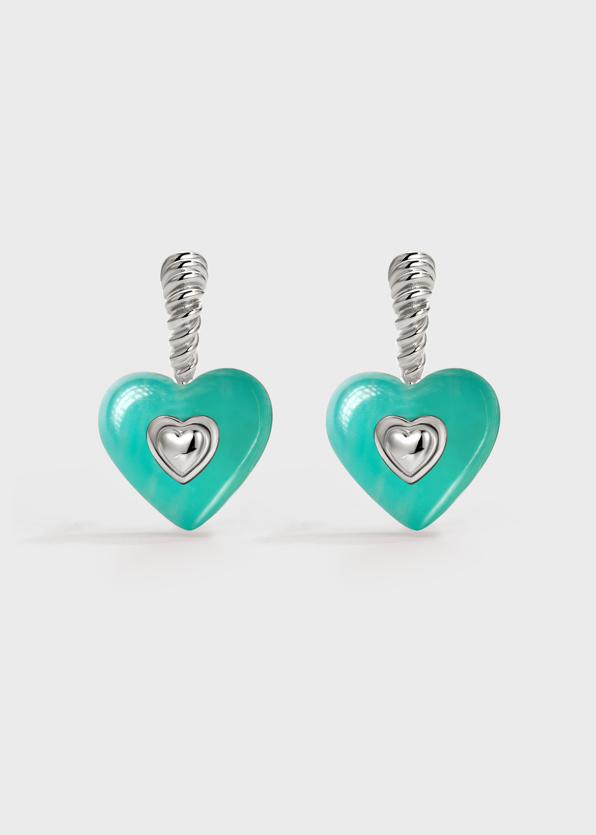 Nocturne Heart Mini Stud Earrings