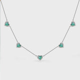 Nocturne Heart Station Necklace