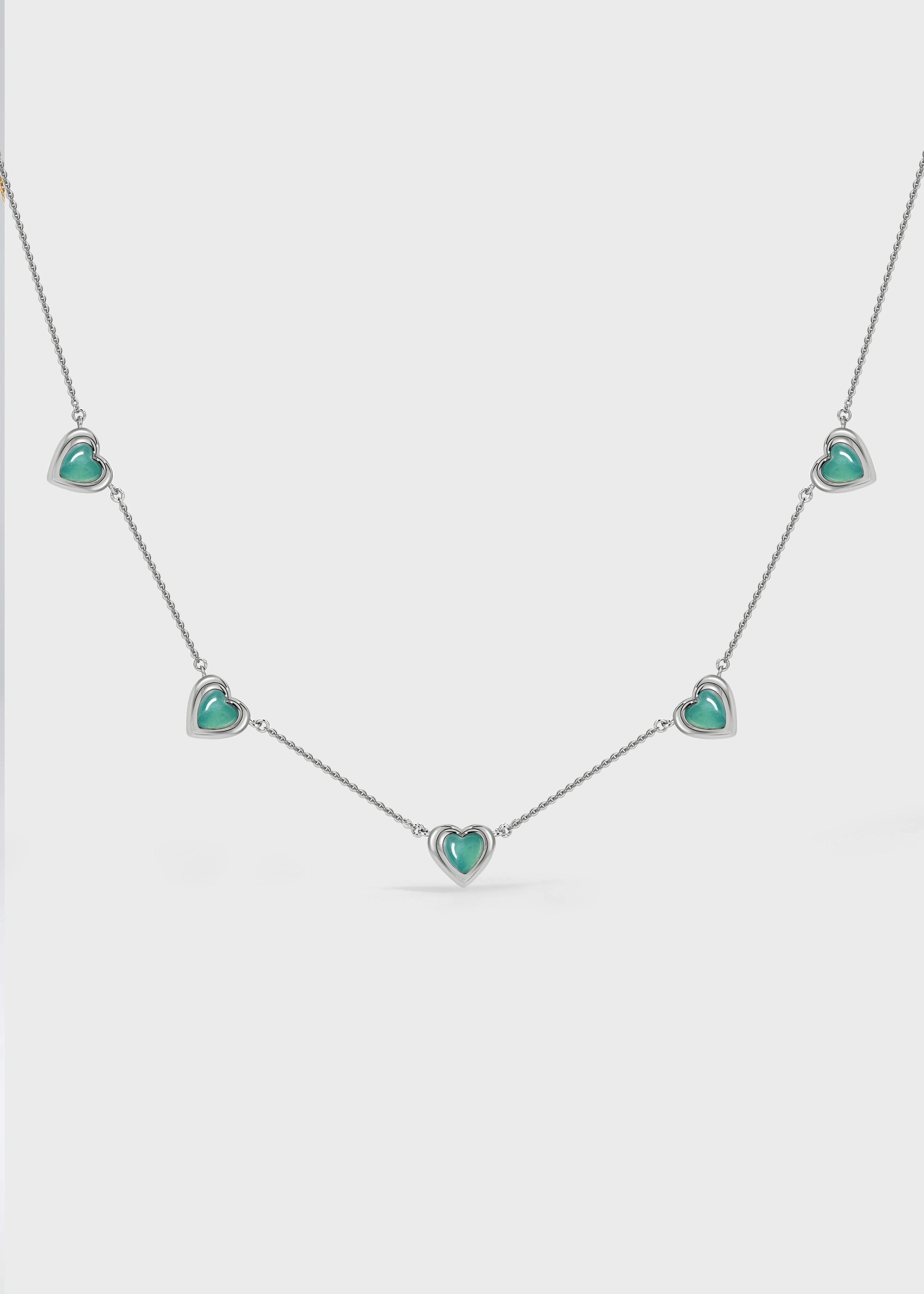 Nocturne Heart Station Necklace