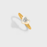Nocturne Heart Stone Ring