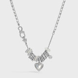 Nocturne Heart Charm Necklace