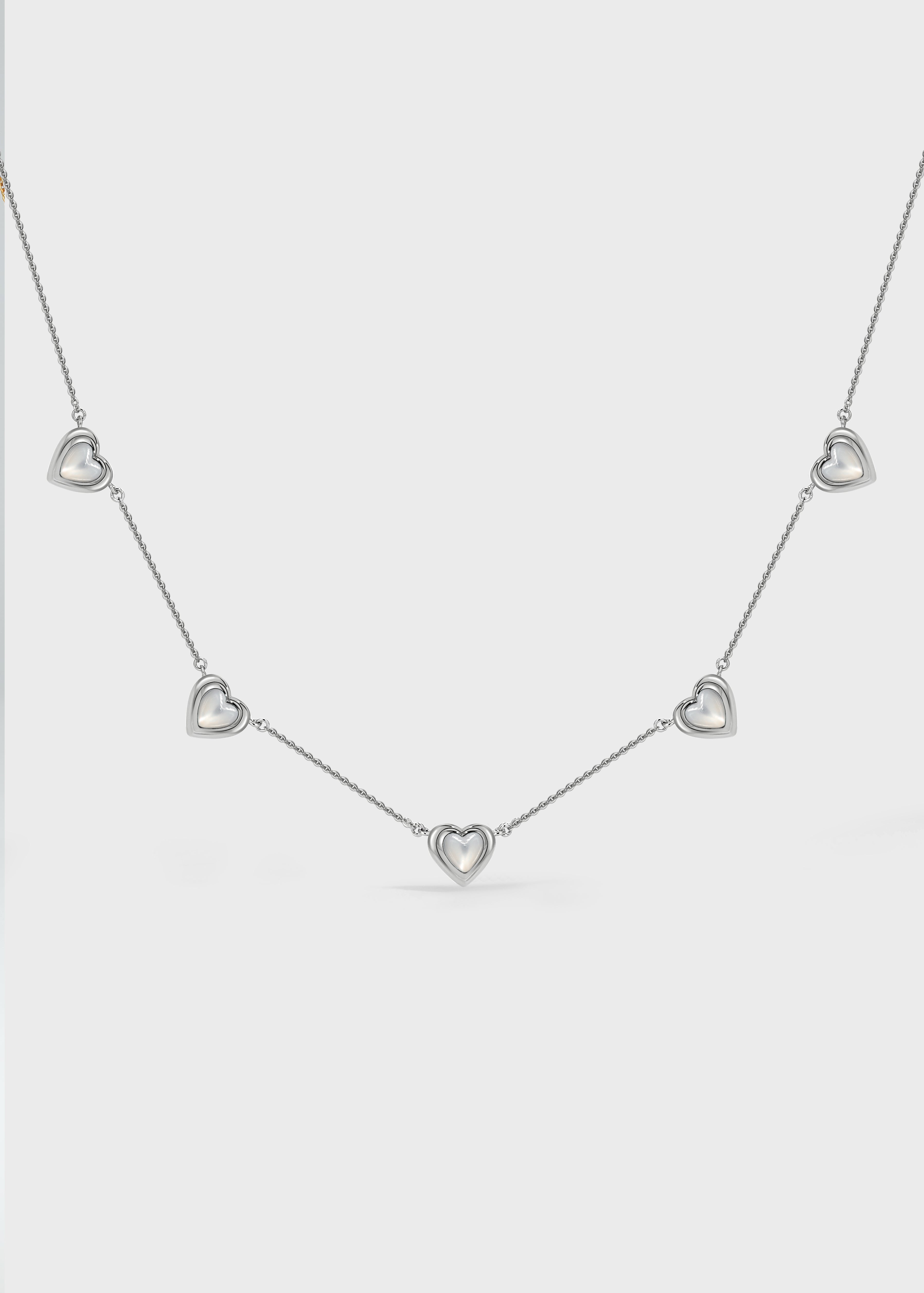 Nocturne Heart Station Necklace