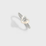 Nocturne Heart Stone Ring