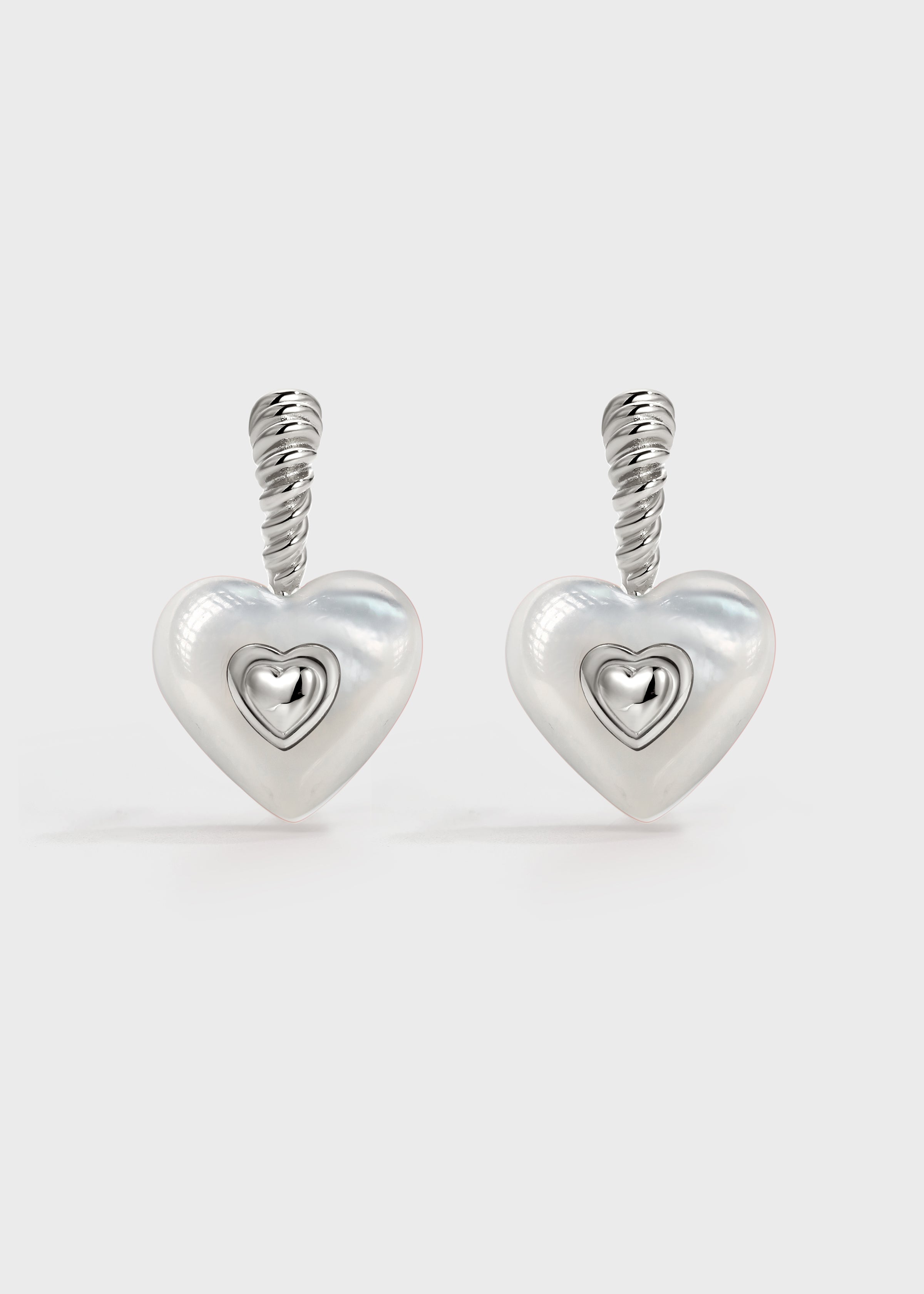 Nocturne Heart Mini Stud Earrings