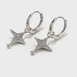 Zircon Starburst Earrings