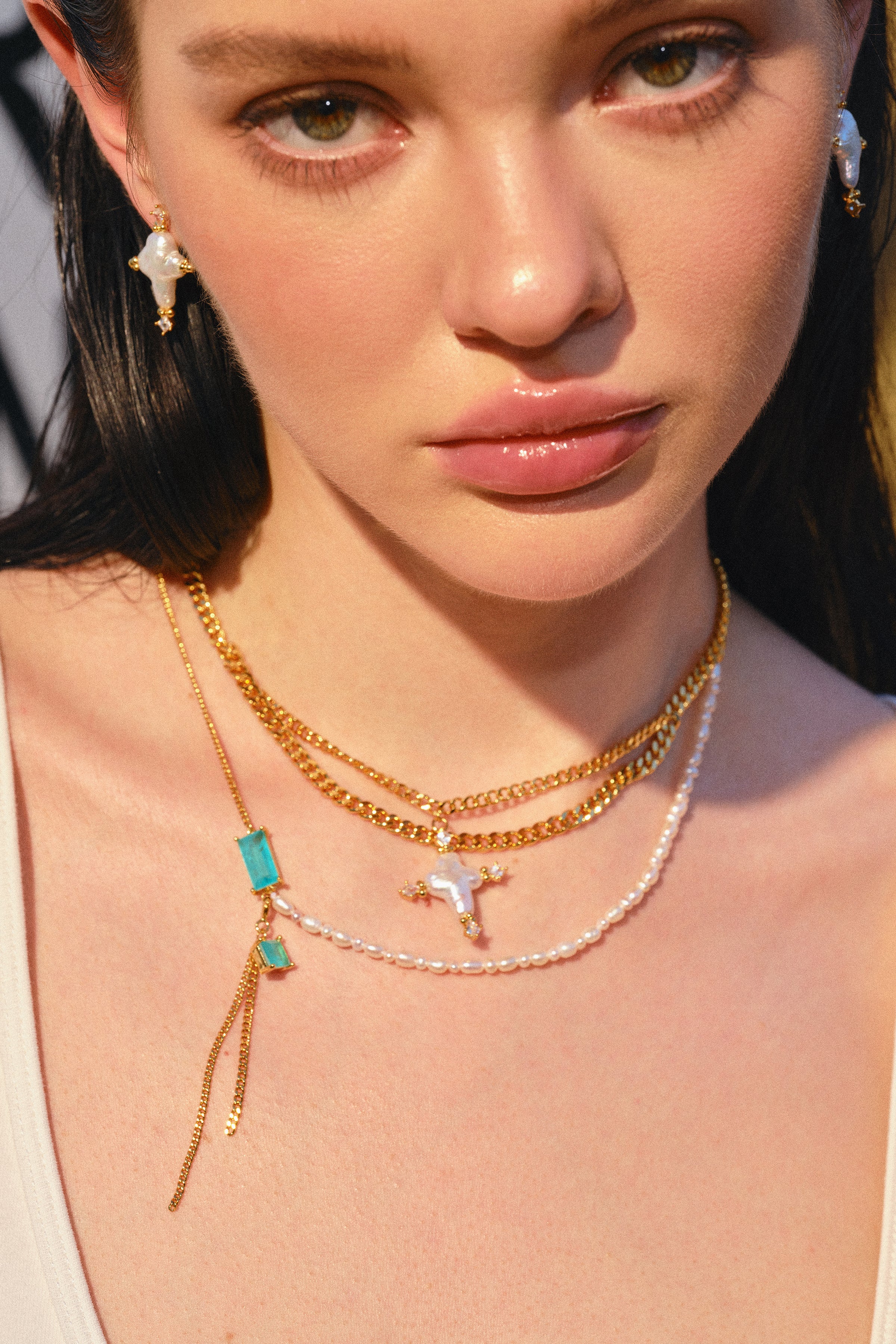 Tidal Sacred Cross Necklace - booneealus