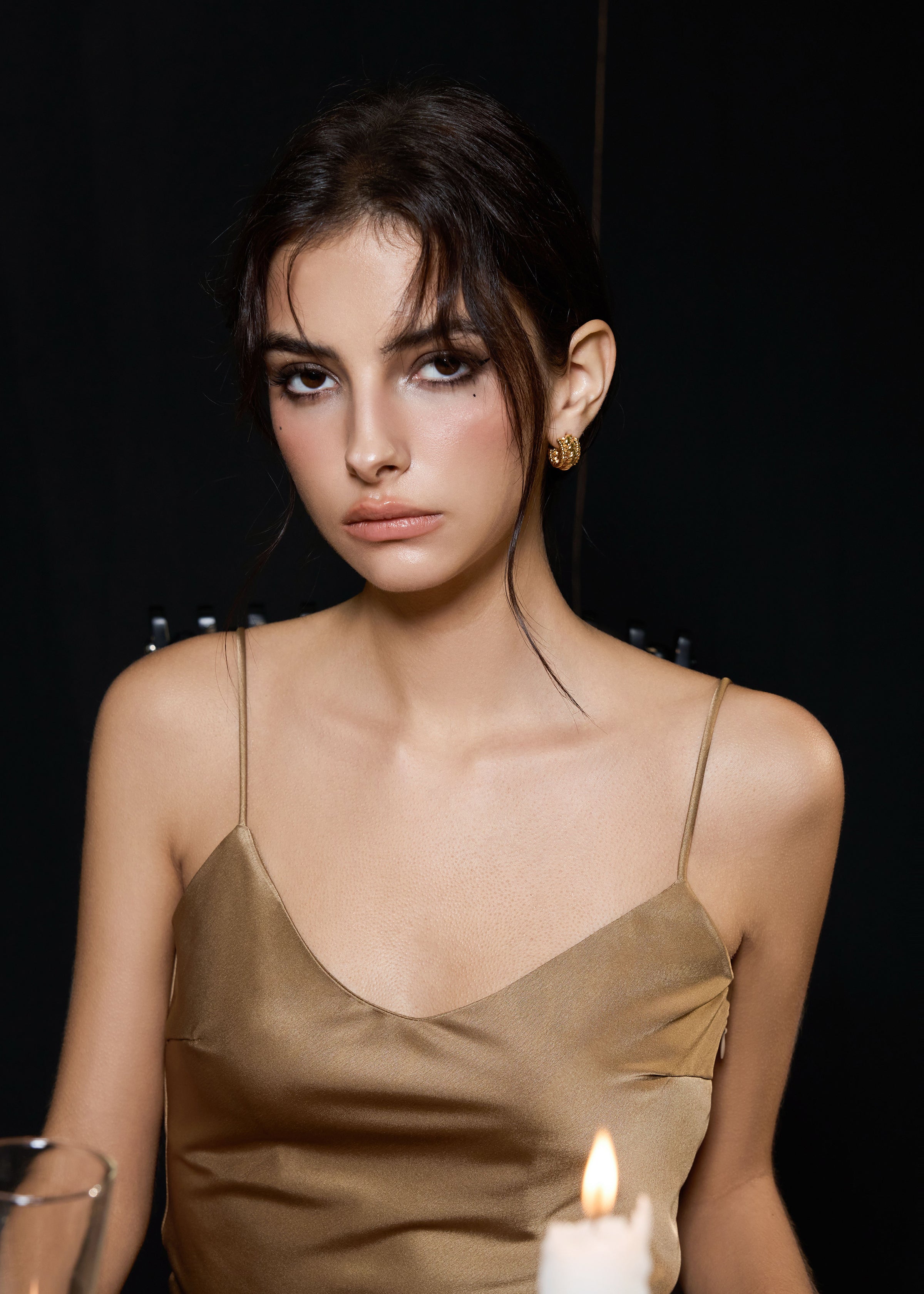 Golden Vine Whisper Earrings - booneealus