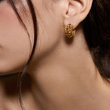 Golden Vine Whisper Earrings - booneealus