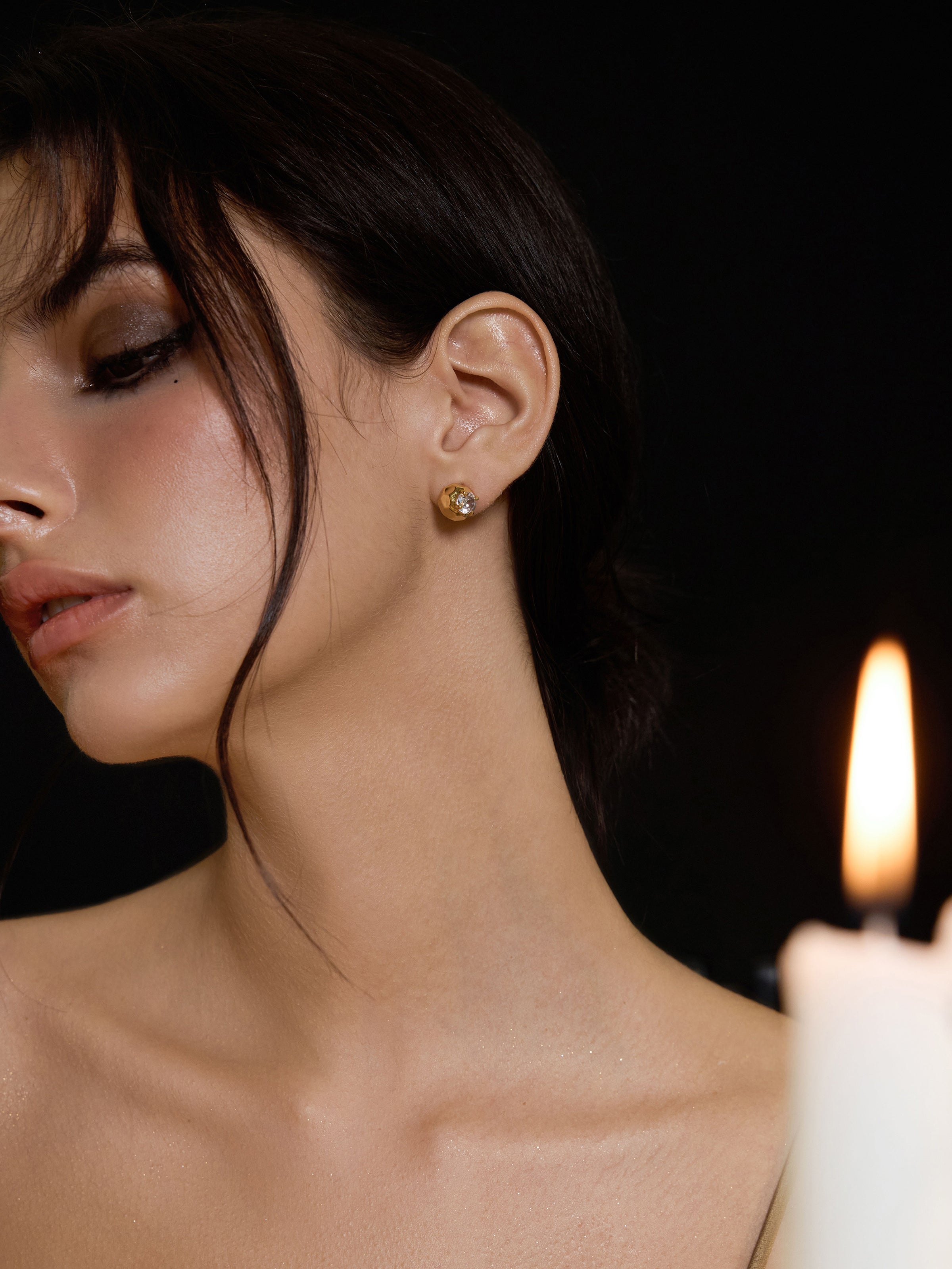 Faceted Stardust Earrings - booneealus