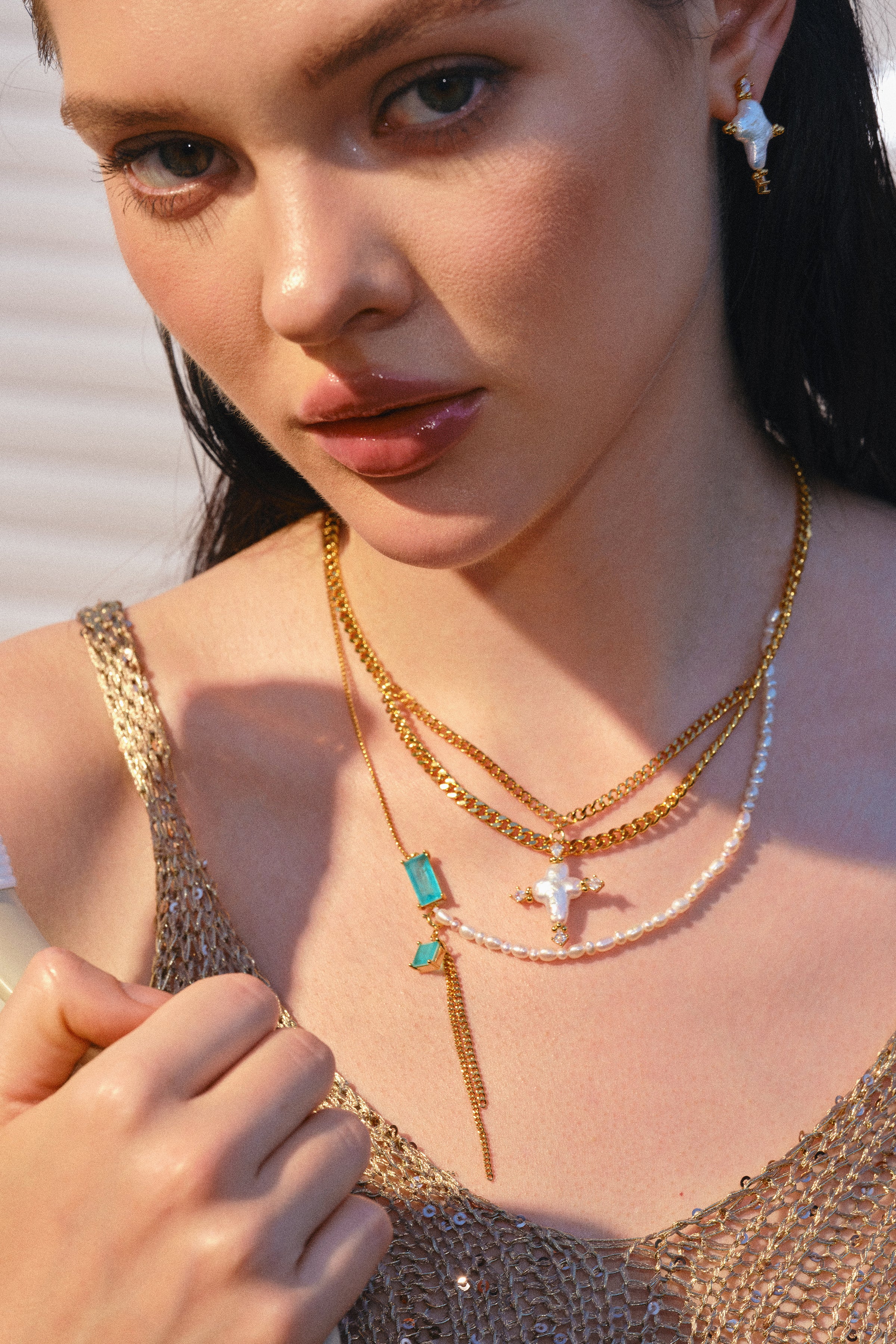 Tidal Sacred Cross Necklace - booneealus