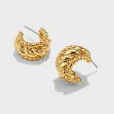 Golden Vine Whisper Earrings - booneealus