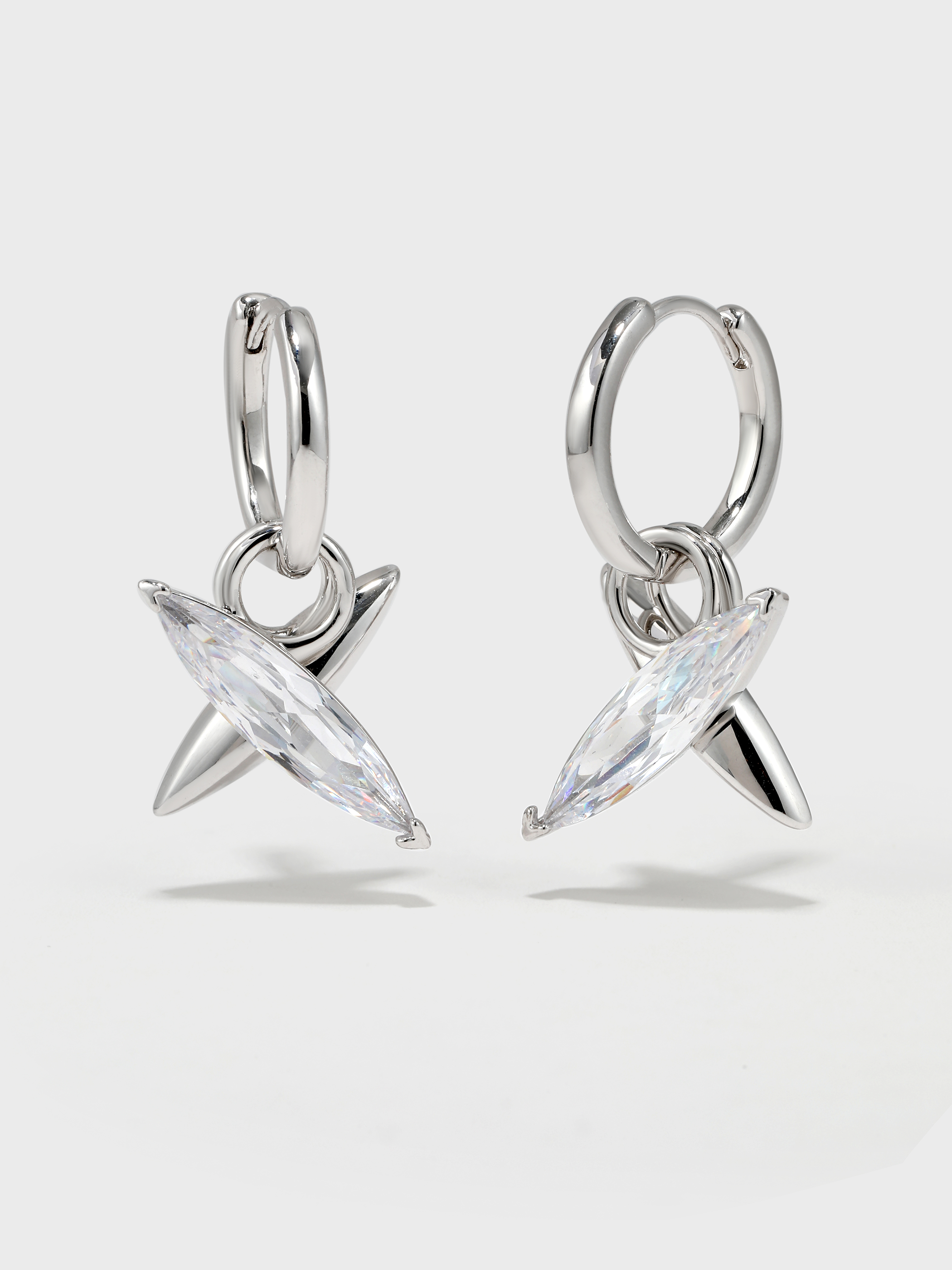 Horse Eye Zirconia Earrings - booneealus