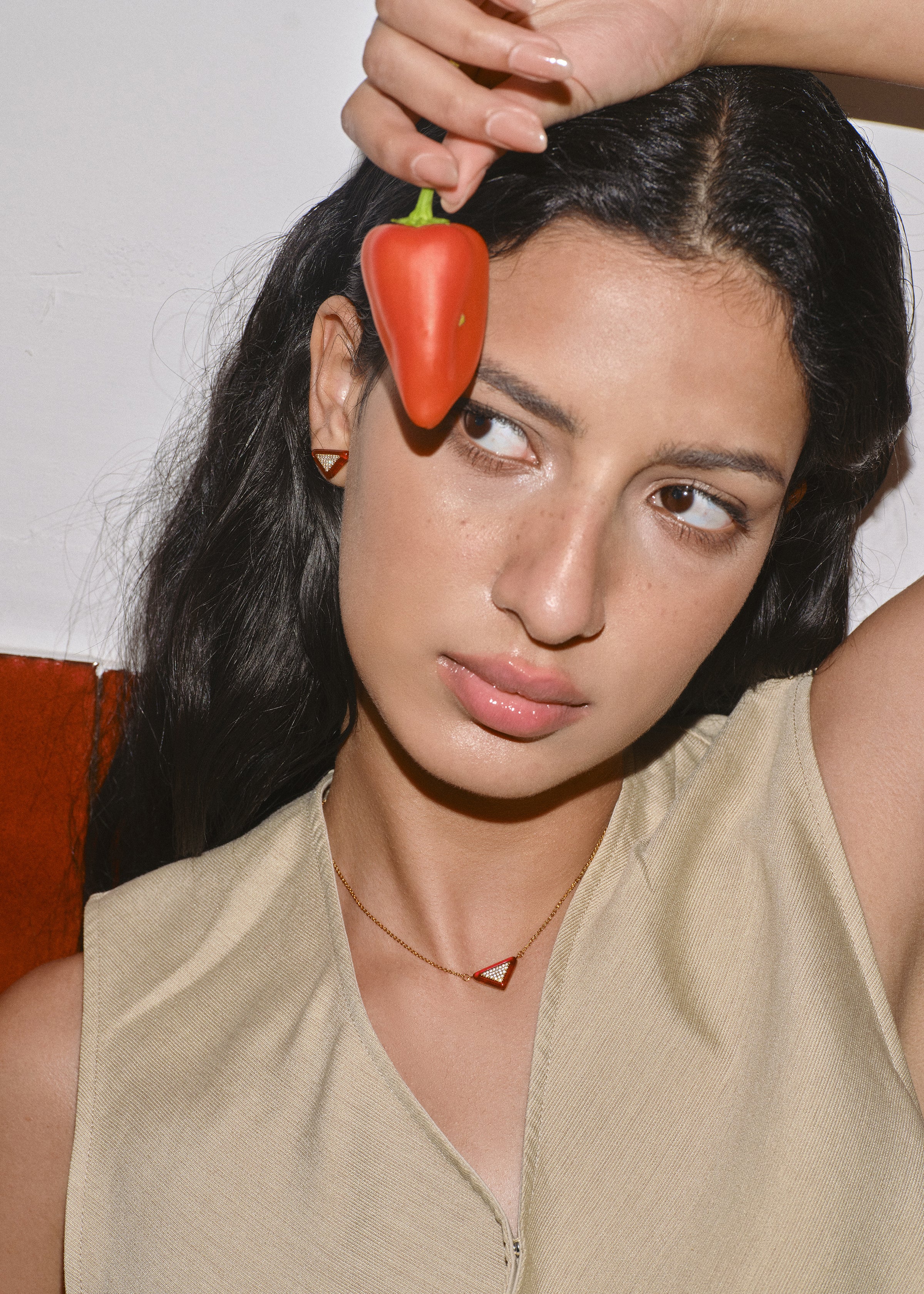 Sunset Lava Earrings - booneealus