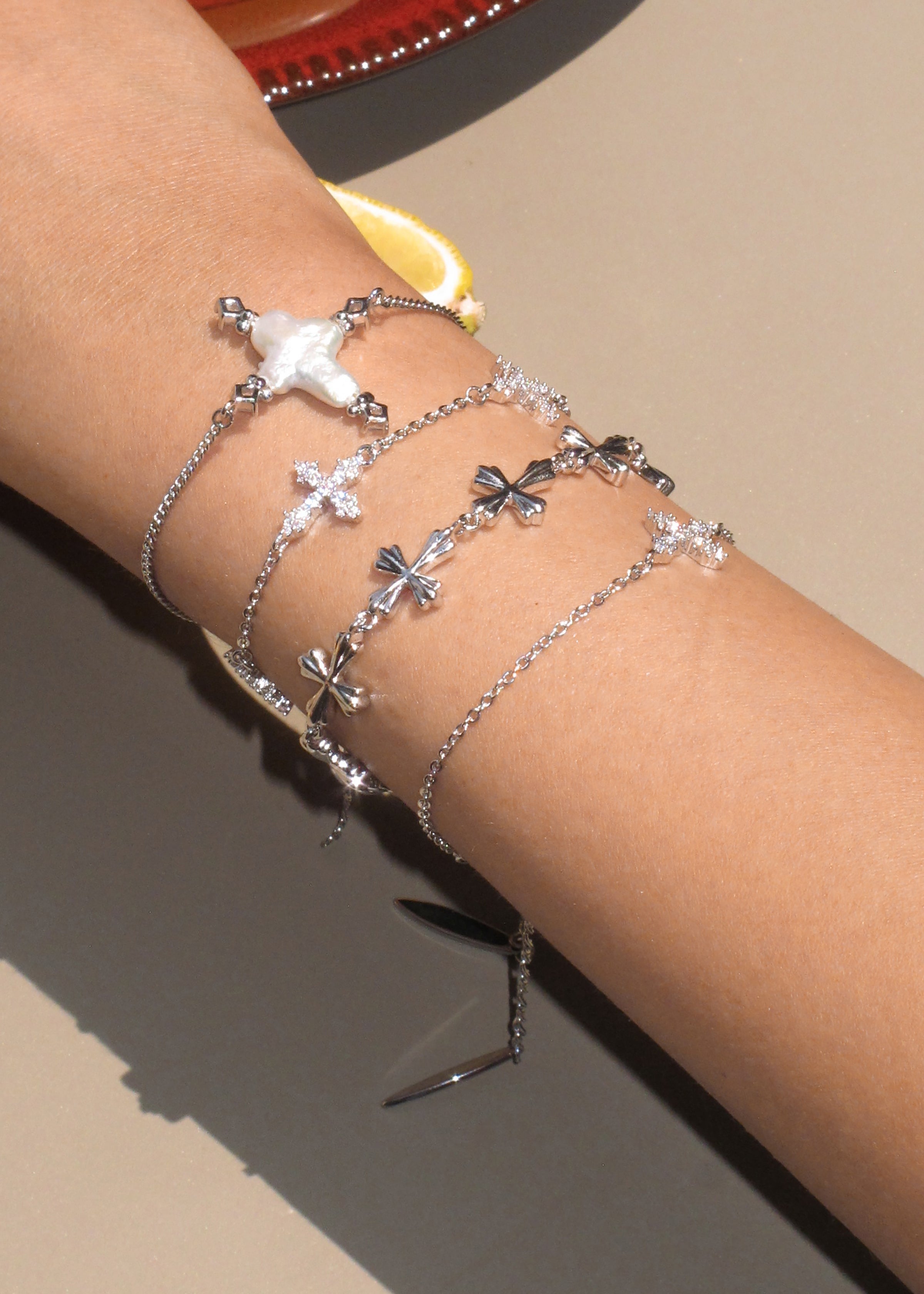Lumen Cross Bracelet – 4 Styles / Set Available - booneealus