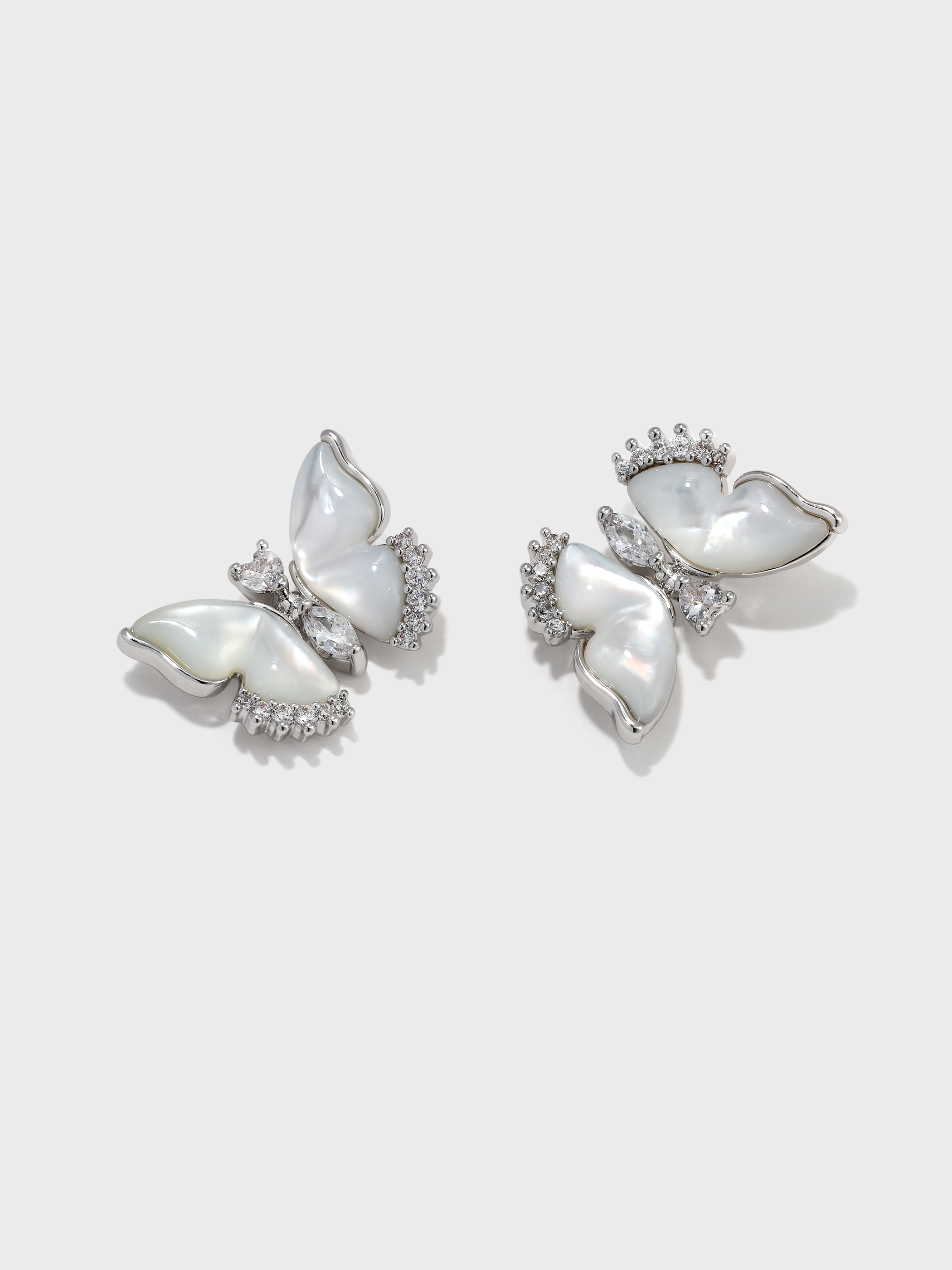 Shell Butterfly Earrings - booneealus