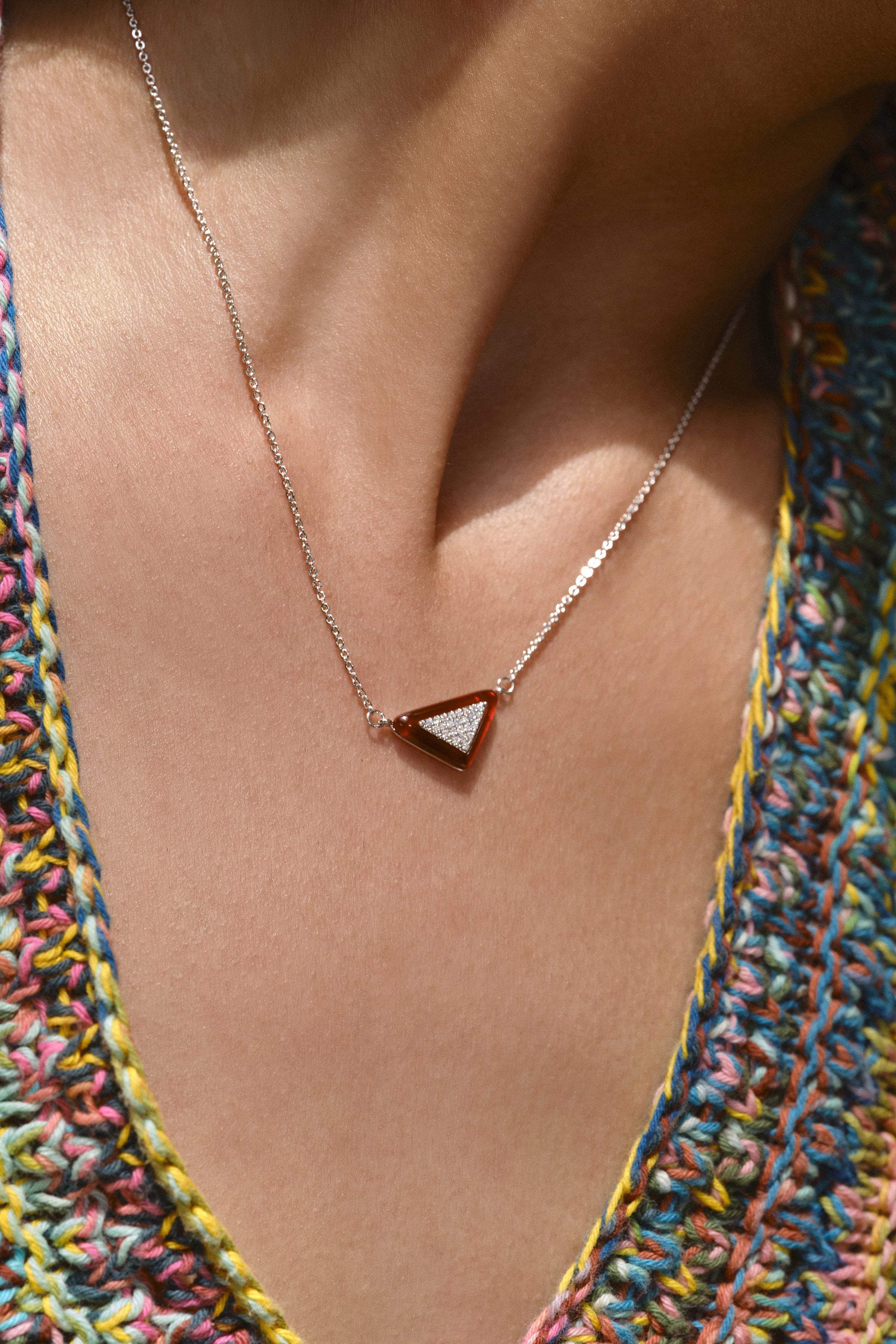 Sunset Lava Necklace - booneealus