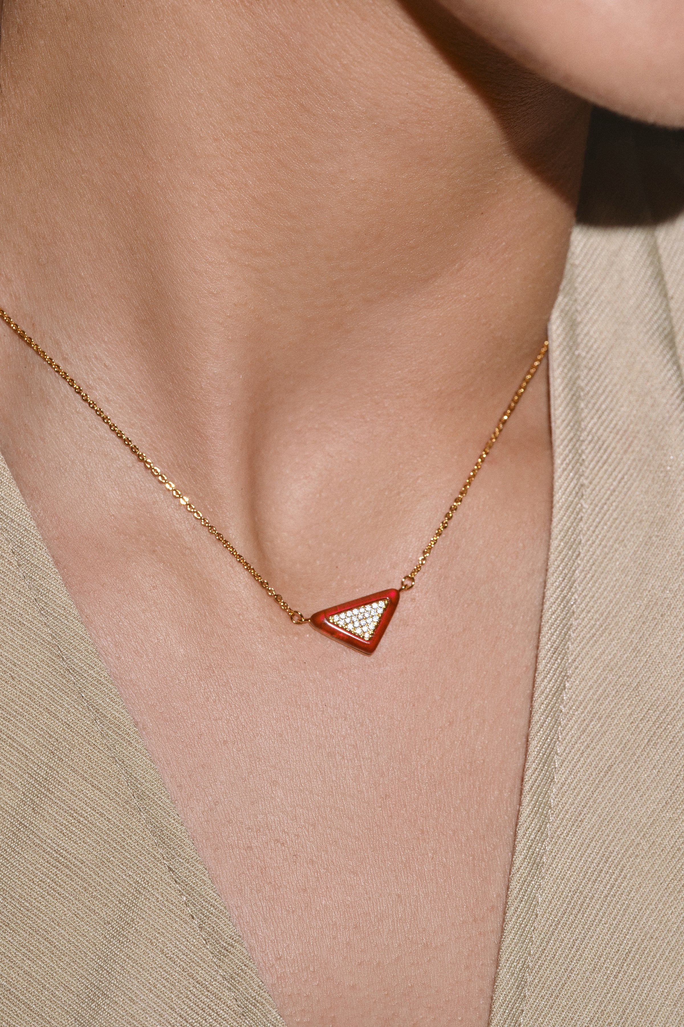 Sunset Lava Necklace - booneealus