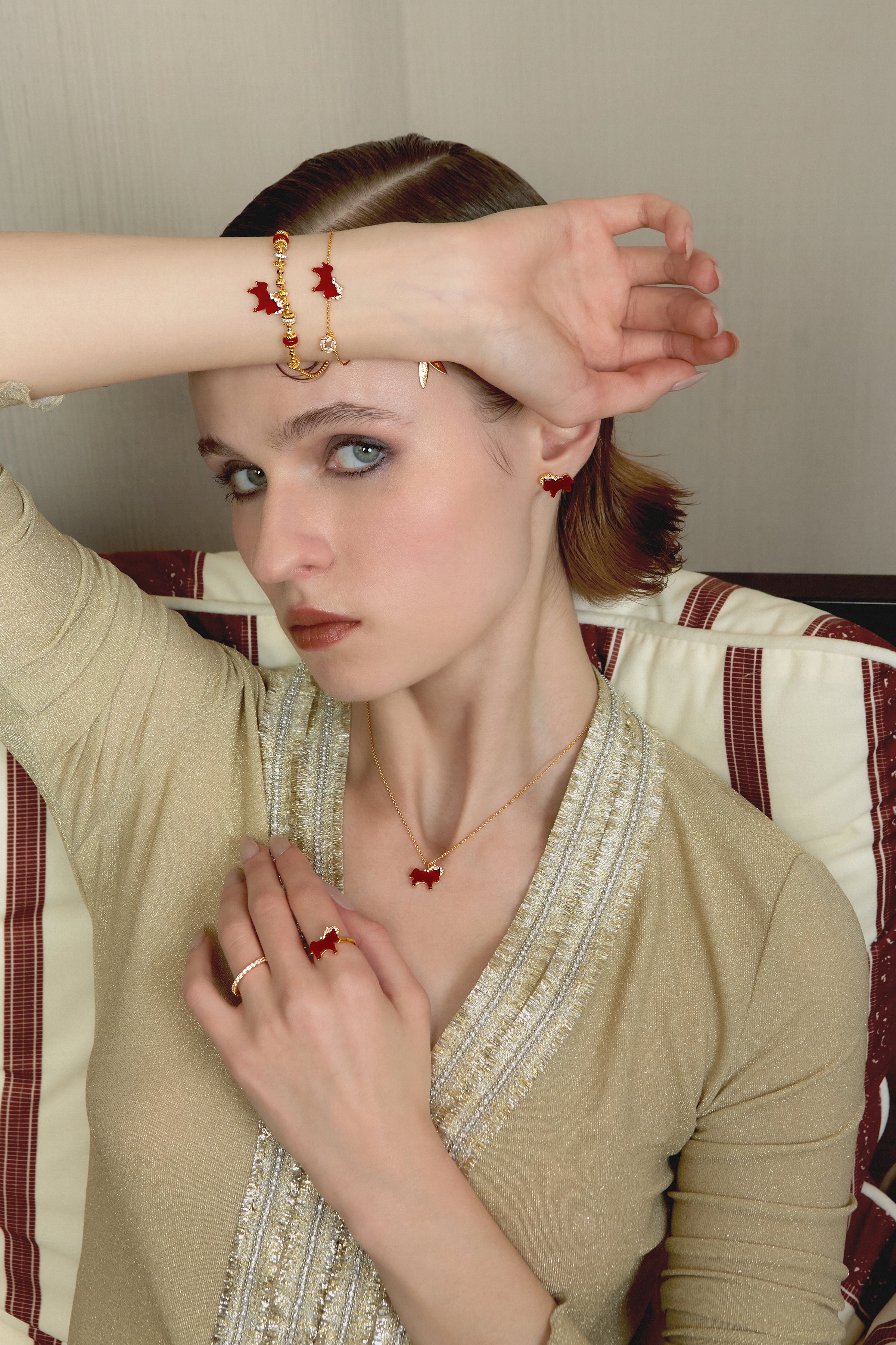 Horse Form Layered Necklace - booneealus