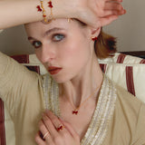 Horse Form Red Agate Ring - booneealus