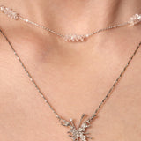 Butterfly Reverie Dual Layer Necklace