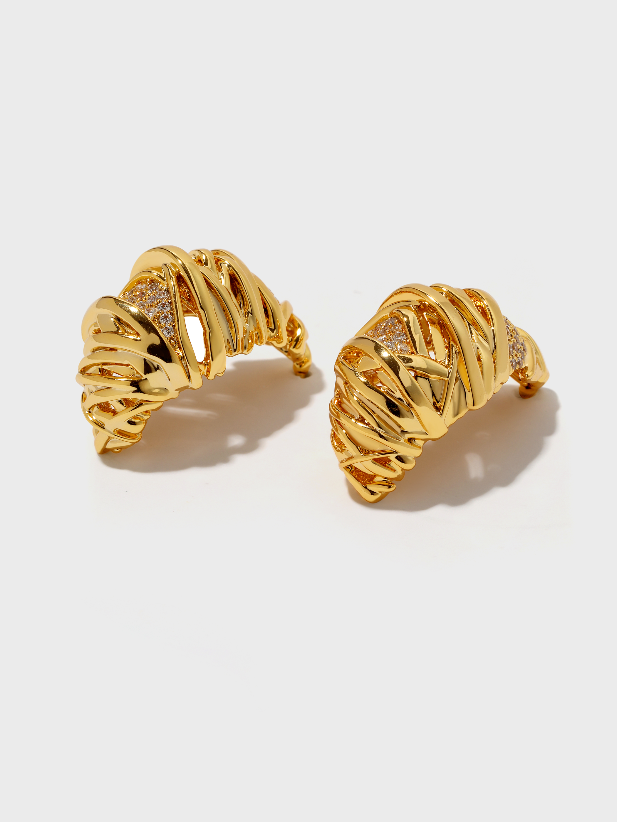 Twisted Braided Wrap Earrings - booneealus