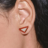 Sunset Lava Earrings - booneealus