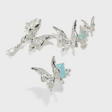 Metal Texture Butterfly Set Studs (3 pcs)