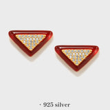 Sunset Lava Earrings - booneealus