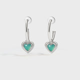 Nocturne Whisper Heart Earrings