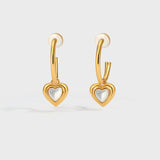 Nocturne Whisper Heart Earrings