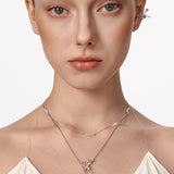 Butterfly Reverie Dual Layer Necklace