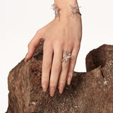 Butterfly Wing Open Ring