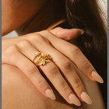 Gold Verses of Becoming Ring - booneealus