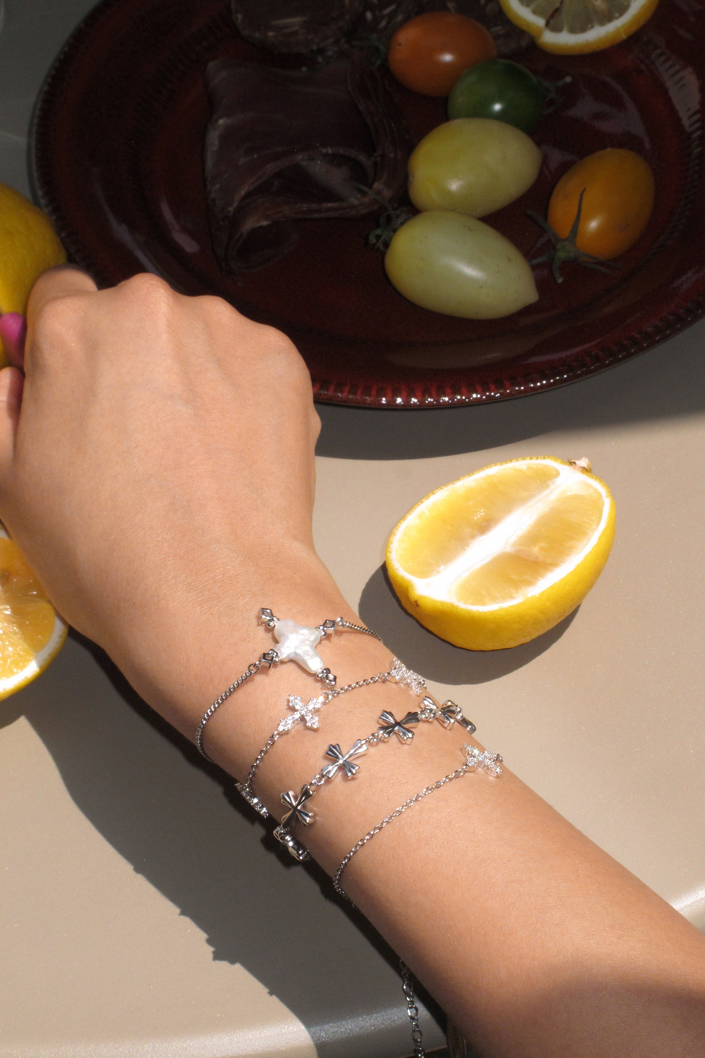 Lumen Cross Bracelet – 4 Styles / Set Available - booneealus