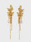 Golden Bloom Wings Earring - booneealus